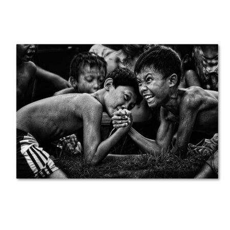 Trademark Fine Art Adhi Prayoga 'Hentakan Terakhir' Canvas Art, 12x19 1X03062-C1219GG